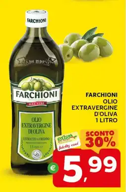 Extra Supermercati Farchioni olio extravergine d'oliva offerta