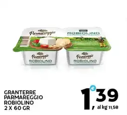 Extra Supermercati Granterre parmareggio robiolino offerta