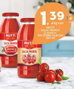 Extra Supermercati Mutti salsa pronta classica/ datterini/ciliegini offerta