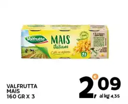 Extra Supermercati Valfrutta mais offerta