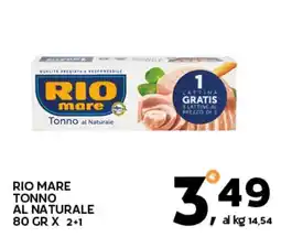Extra Supermercati Rio mare tonno al naturale offerta