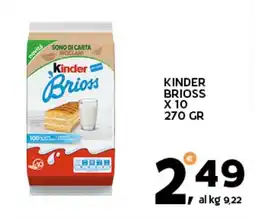 Extra Supermercati Kinder brioss offerta