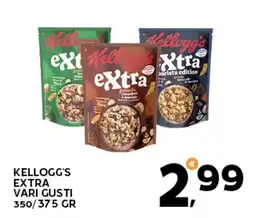 Extra Supermercati Kellogg's extra vari gusti offerta