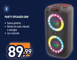 Unieuro PARTY SPEAKER 40W offerta