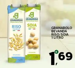 Extra Supermercati Granarolo bevanda riso/soia offerta