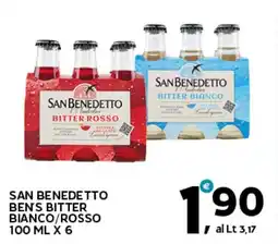 Extra Supermercati San benedetto ben's bitter bianco/rosso offerta