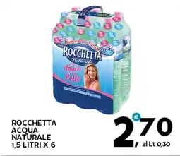 Extra Supermercati Rocchetta acqua naturale offerta