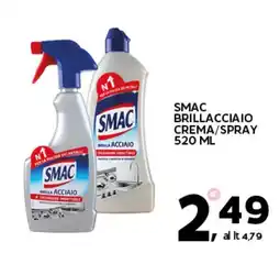 Extra Supermercati Smac brillacciaio crema/spray offerta