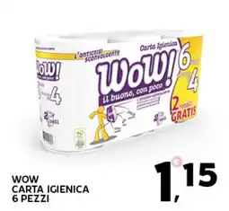 Extra Supermercati Wow carta igienica offerta