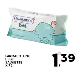 Extra Supermercati Farmacotone bebe' salviette offerta