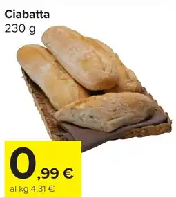 Carrefour Market Ciabatta offerta