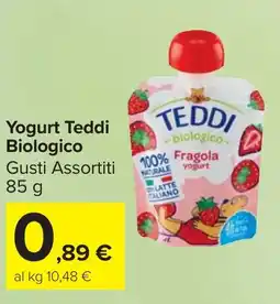 Carrefour Market Yogurt Teddi Biologico offerta