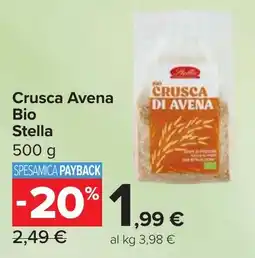 Carrefour Market Crusca Avena Bio Stella offerta