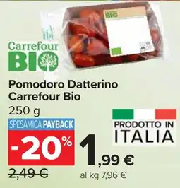 Carrefour Market Pomodoro Datterino Carrefour Bio offerta