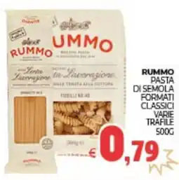 Eté Rummo pasta di semola formati classici varie trafile offerta