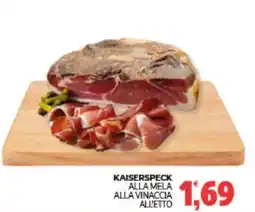Eté Kaiserspeck alla mela, alla vinaccia all'etto offerta