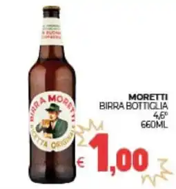 Eté Moretti birra bottiglia 4,6° offerta