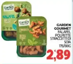 Eté Garden gourmet falafel polpette straccetti di soia offerta