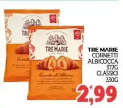 Eté Tre marie cornetti albicocca Classici offerta