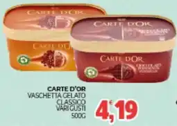 Eté Carte d'or vaschetta gelato classico vari gusti offerta