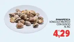 Eté Panapesca vongole pacifico con guscio offerta