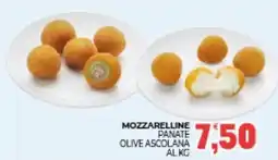 Eté Mozzarelline panate olive ascolana offerta