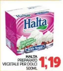 Halta preparato vegetale per dolci