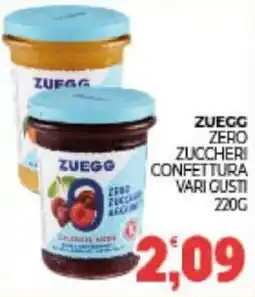 Eté Zuegg zero zuccheri confettura vari gusti offerta