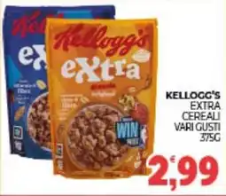 Eté Kellogg's extra cereali vari gusti offerta