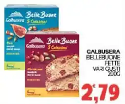 Eté Galbusera bellebuone fette vari gusti offerta
