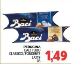 Eté Perugina baci tubo classico/fondente latte offerta