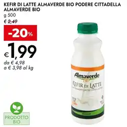 Bennet Kefir di latte almaverde bio podere cittadella ALMAVERDE BIO offerta