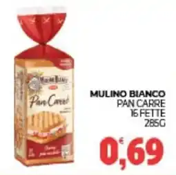 Eté Mulino bianco pan carre 16 fette offerta