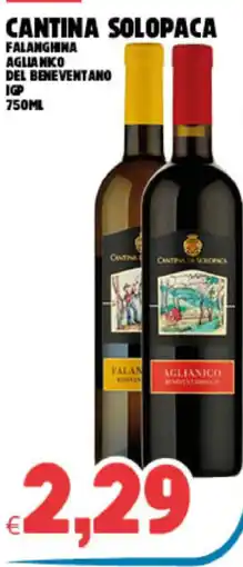 Eté Cantina solopaca falanghina aglia nico del beneventano IGP offerta