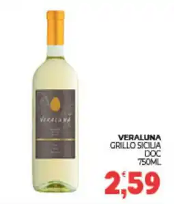 Eté Veraluna grillo sicilia DOC offerta