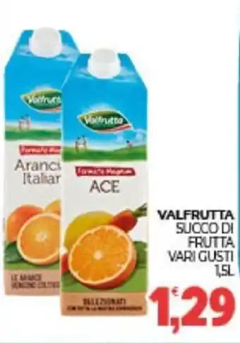 Eté Valfrutta succo di frutta vari gusti offerta