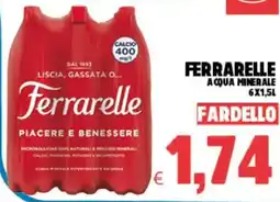 Eté Ferrarelle acqua minerale offerta