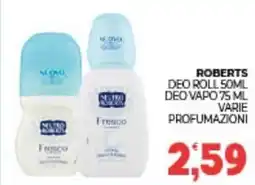 Eté Roberts deo roll-deo vapo varie profumazioni offerta