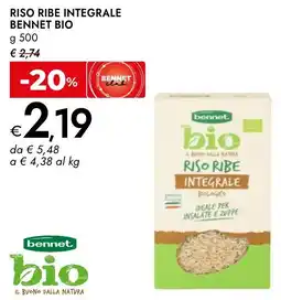 Bennet Riso ribe integrale BENNET BIO offerta