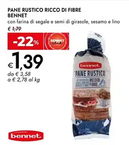 Bennet Pane rustico ricco di fibre BENNET offerta