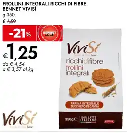 Bennet Frollini integrali ricchi di fibre BENNET VIVISÌ offerta