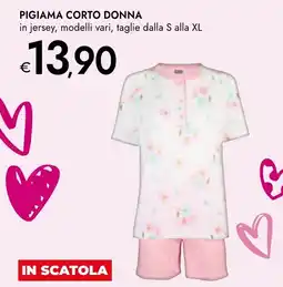 Bennet Pigiama corto donna offerta