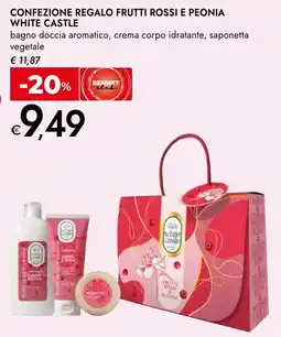 Bennet Confezione regalo frutti rossi e peonia WHITE CASTLE offerta