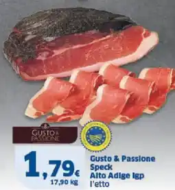 Sigma Gusto & passione speck alto adige igp offerta