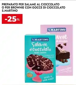 Bennet Preparato per salame al cioccolato o per brownie con gocce di cioccolato S.MARTINO offerta