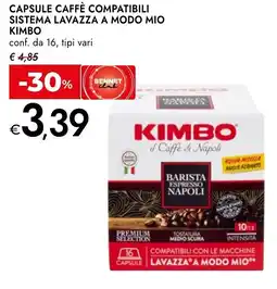 Bennet Capsule caffè compatibili sistema lavazza a modo mio KIMBO offerta