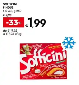 Bennet Sofficini FINDUS tipi vari offerta