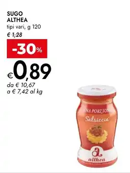 Bennet Sugo ALTHEA offerta