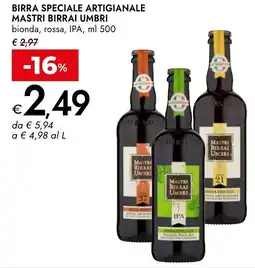 Bennet Birra speciale artigianale MASTRI BIRRAI UMBRI offerta