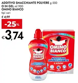 Bennet Additivo smacchiante polvere- o in gel OMINO BIANCO offerta